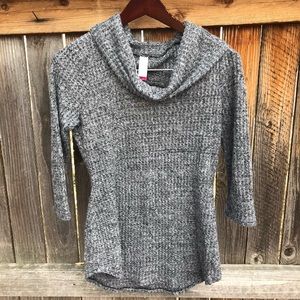 Keyhole back sweater